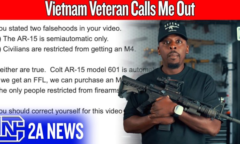Vietnam Veteran Says I Am Wrong About AR-15s