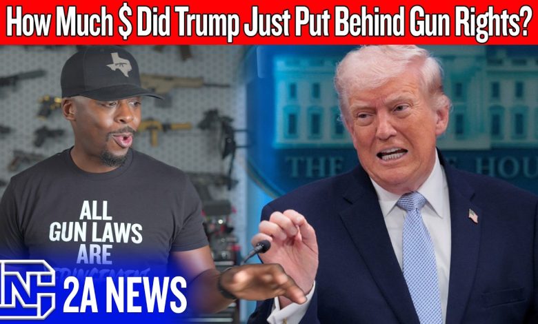 Wow, How Much Money Did Trump Just Put Behind Gun Rights?