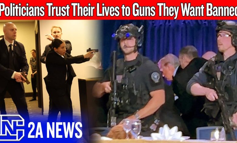 White House Dinner Shooting: They Say AR-15s Are Too Dangerous — Until They Need Them