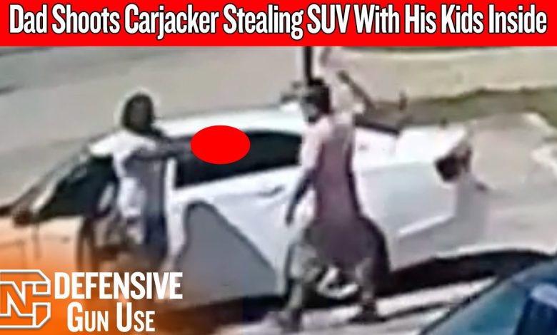 Caught On Video: Texas Dad Shoots Carjacker Trying To Steal SUV With His Kids Inside