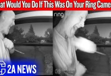 Would You Have Shot This Knife-Weilding Madman Through The Door?