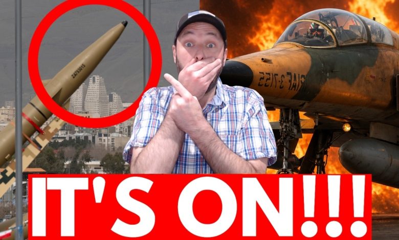 BREAKING: Iran RAINS Missiles On Israel – Fighter Jets SCRAMBLING