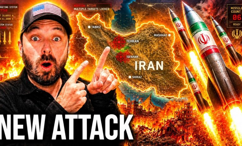 Iran UNLEASHES New Missile Attack – Air Defenses OPEN FIRE