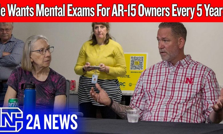 Politician Wants A Mental Health Exam To Keep Your AR-15