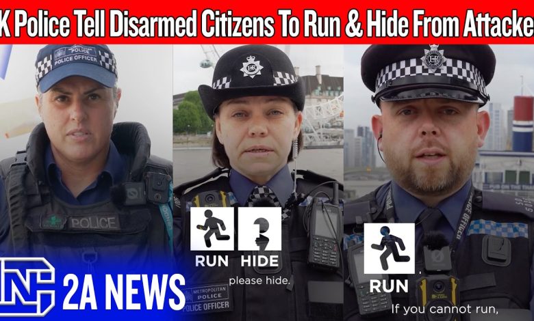 UK Police Tell Citizens To Run, Hide, And Hope