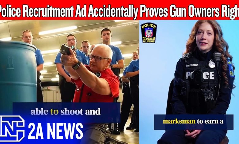 Leave Guns To The Professionals? Watch This Police Recruitment Ad