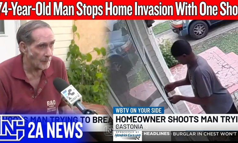 Home Invader Shot By 74-Year-Old Then Calls 911