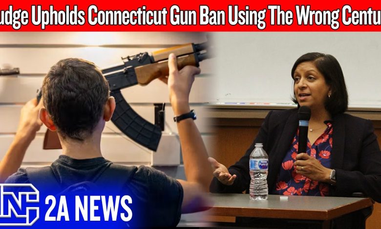 Judge Upholds Connecticut Gun Ban Using The Wrong Century