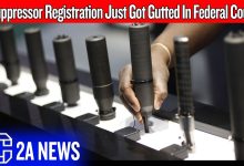 Suppressor Registration Just Got Gutted In Federal Court
