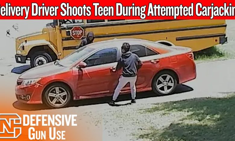 Delivery Driver Shoots Teen During Attempted Carjacking