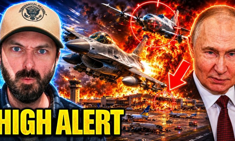 BREAKING: NATO SCRAMBLES Jets Against Russia – Airport BOMBED