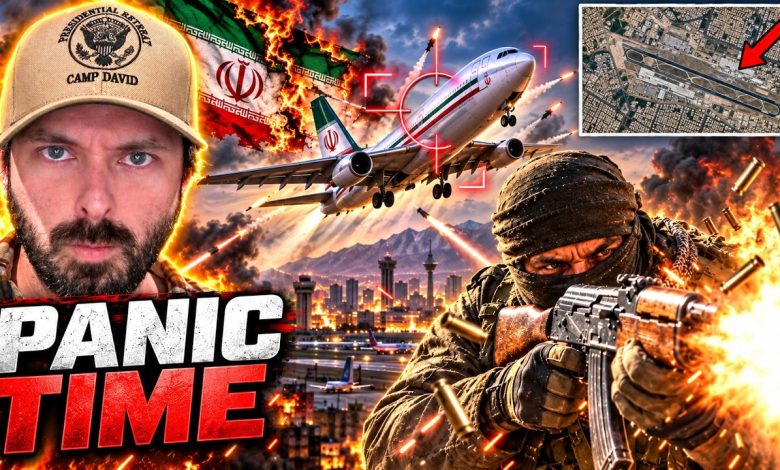 BREAKING: Secret Iran Plane FLEES As Gunfights SHRED Regime