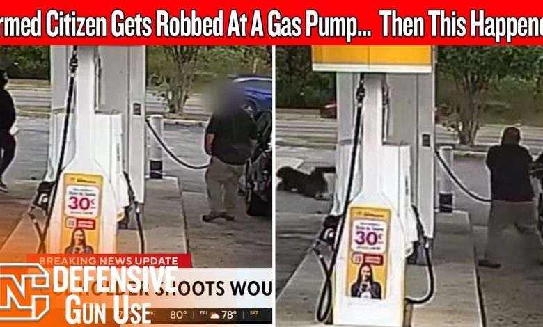 A Masked Robber Walked Up On A Man Pumping Gas… Then Saw The Gun
