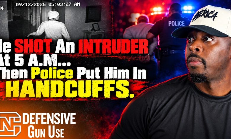 He Shot An Intruder At 5 A.M… Then Police Put Him In Handcuffs