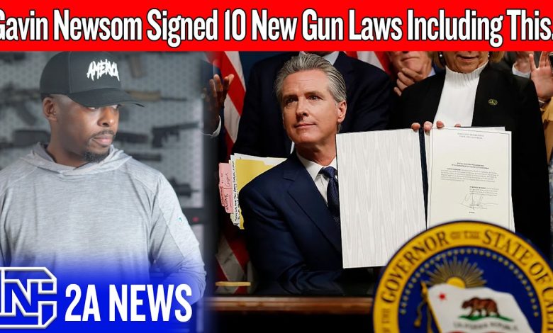 Gavin Newsom Signed 10 New Gun Laws… Including Software That Doesn’t Exist Yet