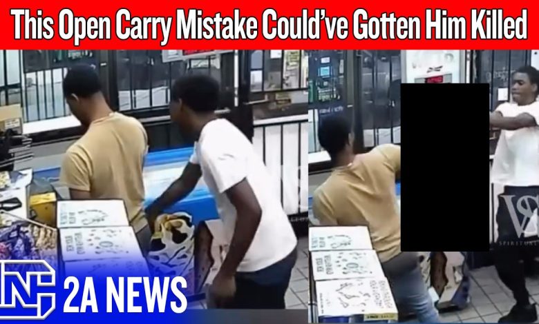 This Open Carry Mistake Could’ve Gotten Him Killed